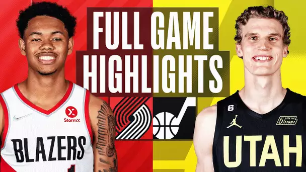 TRAIL BLAZERS at JAZZ | NBA FULL GAME HIGHLIGHTS | December 3, 2022