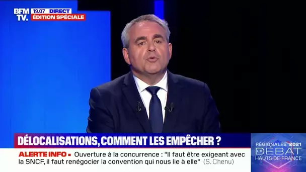 Xavier Bertrand: "S'il y a bien un domaine dans lequel [le RN] est incompétent, c'est l'économie"