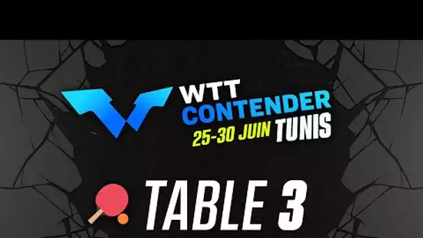WTT CONTENDER TUNIS- 25/06 - TABLE 3