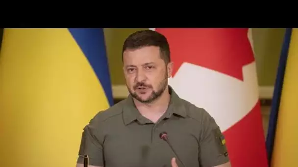 Ukraine : le président Zelensky évoque des actions de "contre-offensive"