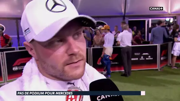 Bottas visage fermé