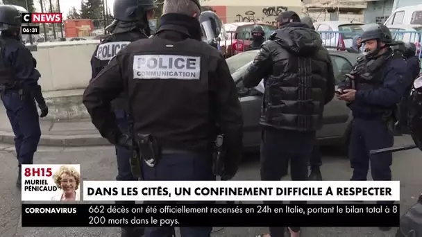 Dans les cités, un confinement difficile à respecter