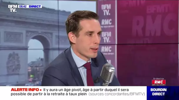 Retraites: "Le système de point sera indexé sur les salaires" annonce Jean-Baptiste Djebbari