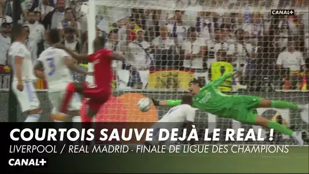 Sadio Mané trouve le poteau de Courtois ! - Liverpool / Real Madrid - Finale de Ligue des Champions