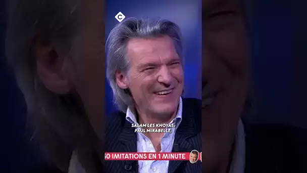 Marc-Antoine Le Bret : 50 imitations en 1 minute - C à Vous