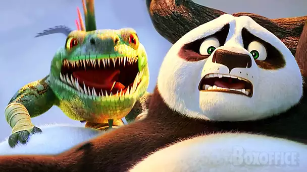 Po se bat contre l'armée des iguanes | Kung Fu Panda 4 | Extrait VF