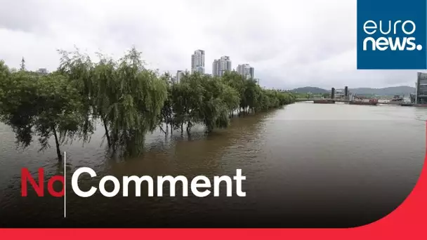 Pluies torrentielles et inondations en Corée du Sud