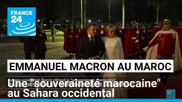 En visite, Emmanuel Macron soutient la "souveraineté" du Maroc au Sahara occidental • FRANCE 24