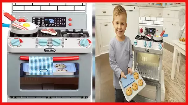 Little Tikes First Oven Realistic Pretend Play Appliance for Kids, Play Kitchen with 11 Accessories