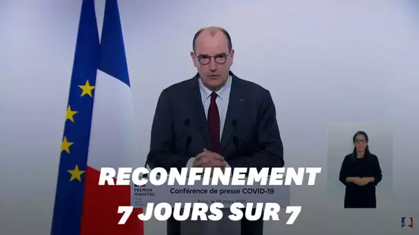 Castex annonce le confinement dans 16 départements