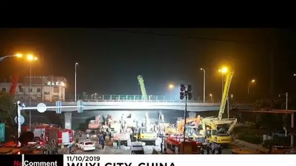 Effondrement mortel d'un viaduc dans l'est de la Chine