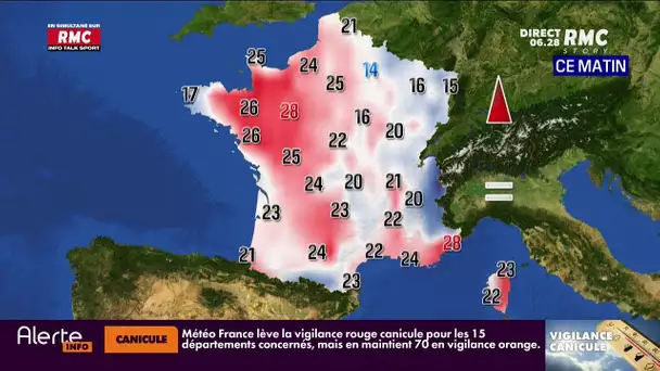 La météo de ce mardi 19 juillet