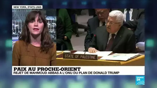 À l'ONU, Mahmoud Abbas rejette le plan Donald Trump au Proche-Orient