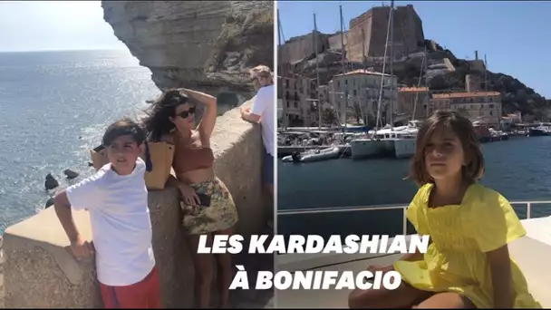 Kourtney Kardashian en vacances en Corse