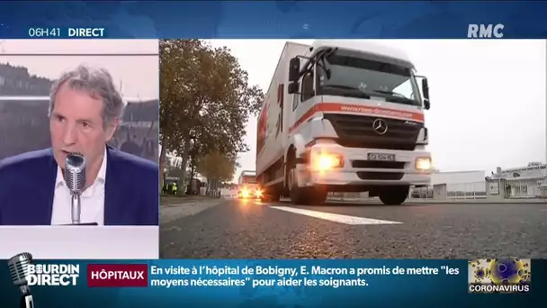 Coup de gueule de Jean-Jacques Bourdin en faveur des routiers: "Sans vous ce pays serait à l'arrêt"