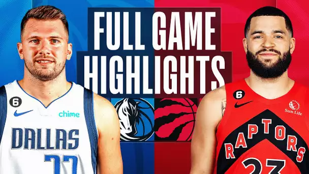 MAVERICKS at RAPTORS | NBA FULL GAME HIGHLIGHTS | November 26, 2022