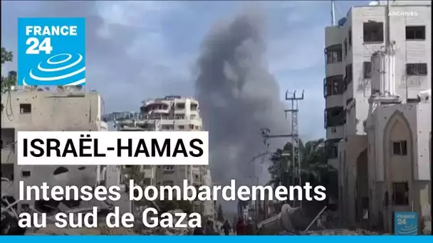 Israël-Hamas : intenses bombardements au sud de Gaza • FRANCE 24