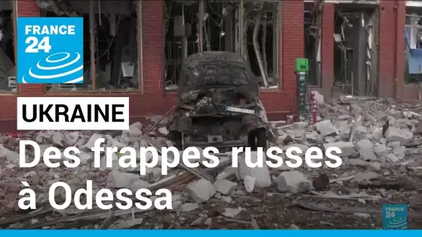 "On s'est caché dans un parking souterrain" : à Odessa, des frappes russes font six morts