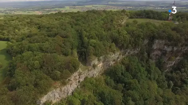 Besançon et ses forts : Montfaucon filmé depuis un drone