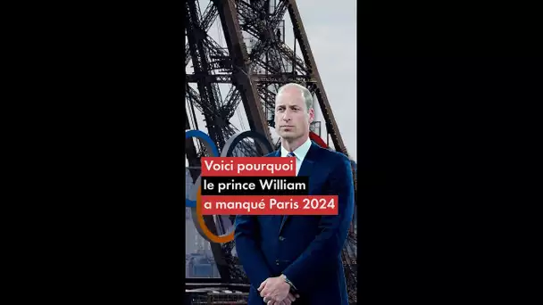 Voici pourquoi le prince William a manqué Paris 2024