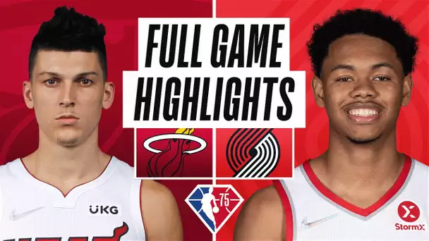 HEAT at TRAIL BLAZERS | FULL GAME HIGHLIGHTS | January 5, 2022