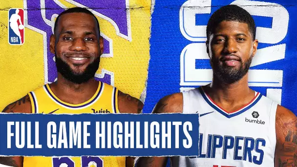 LAKERS at CLIPPERS | FULL GAME HIGHLIGHTS | March 8, 2020