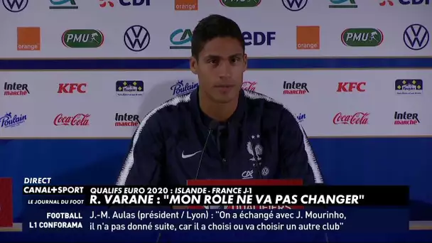 Varane capitaine : "Mon rôle ne va pas changer"