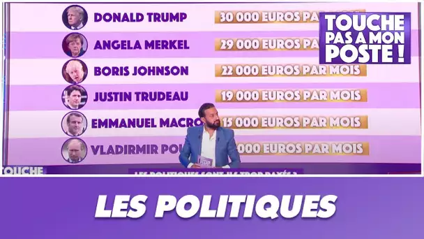 Révélations sur le salaire des politiques