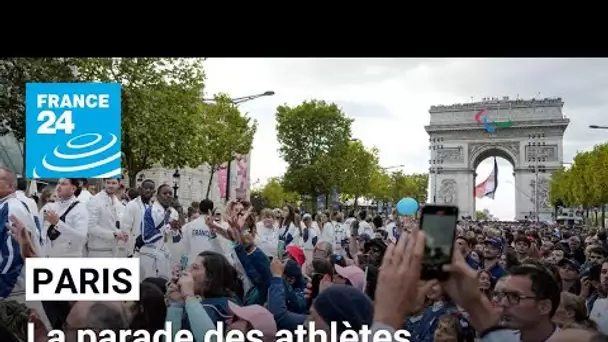 La parade des athlètes, la “cerise sur le gâteau” des JO de Paris • FRANCE 24