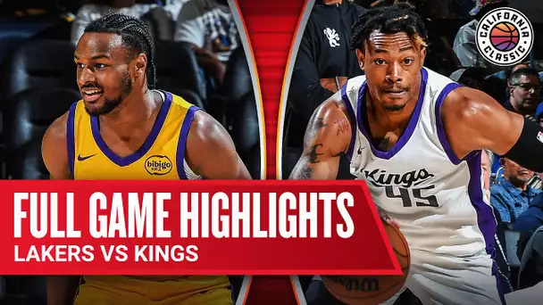 LAKERS vs KINGS | CALIFORNIA CLASSIC | FULL GAME HIGHLIGHTS