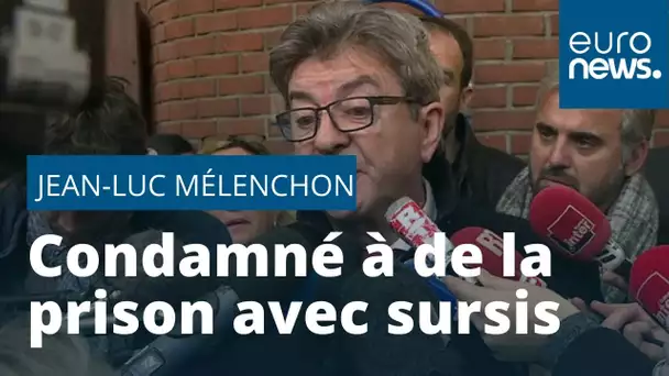 Jean-Luc Mélenchon condamné à trois mois de prison avec sursis