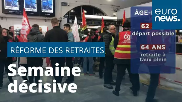 Semaine décisive pour la réforme des retraites : ce qui bloque encore