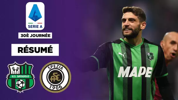 Résumé : Berardi centenaire, Sassuolo écrase la Spezia