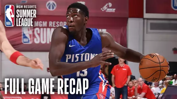 PISTONS vs CROATIA | Khyri Thomas Knocks Down 7 Threes | MGM Resorts Summer League