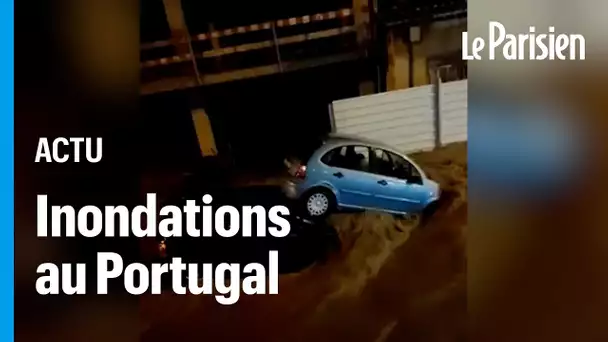 Portugal : d’impressionnantes inondations frappent  Lisbonne , au moins un mort