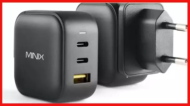 MINIX 3 Ports USB Wall Charger (Fulfill by MINIX.us),Black