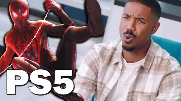 PS5 : Michael B. Jordan (Black Panther, Creed) joue à Spider-Man Miles Morales