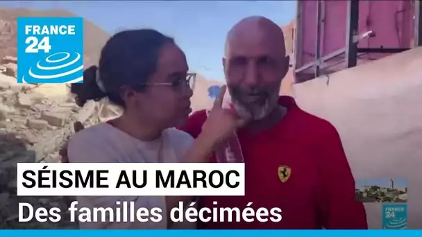 Séisme au Maroc : un père et sa fille, uniques survivants d'une famille • FRANCE 24