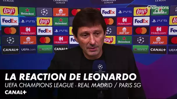 La réaction de Leonardo - UEFA Champions League - Real Madrid / PSG