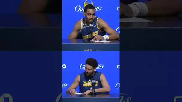 Jordan Poole On Klay Thompson's Paper Airplane Skills | #Shorts