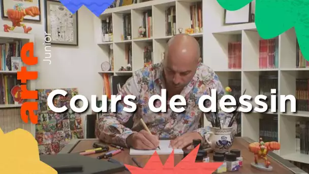 Tebo, dessine-nous Captain Biceps ! | Les cours de dessin | ARTE Junior