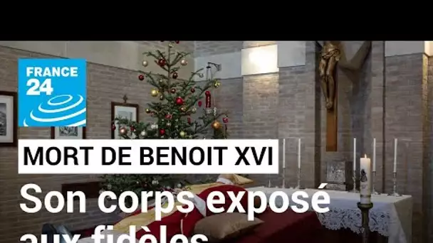 Le corps de Benoît XVI exposé aux fidèles dans la basilique Saint-Pierre de Rome • FRANCE 24