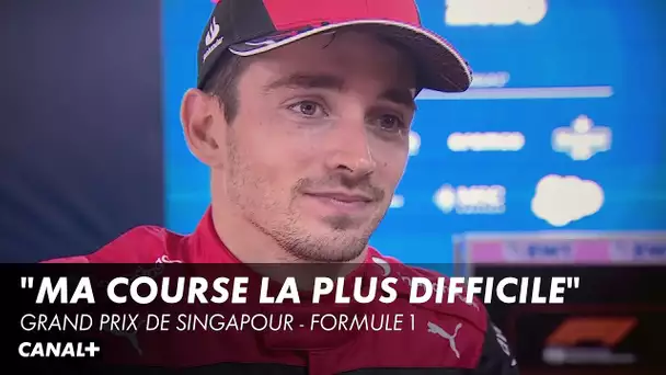 "La course la plus difficile" de la carrière de Leclerc - Grand Prix de Singapour - F1