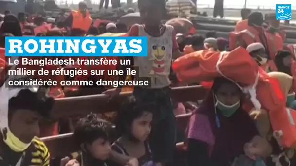 Le Bangladesh transfère des réfugiés rohingyas vers une île isolée et battue par les cyclones