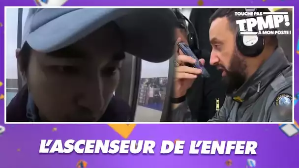 Cyril Hanouna piège les clients d'un centre commercial dans un ascenseur