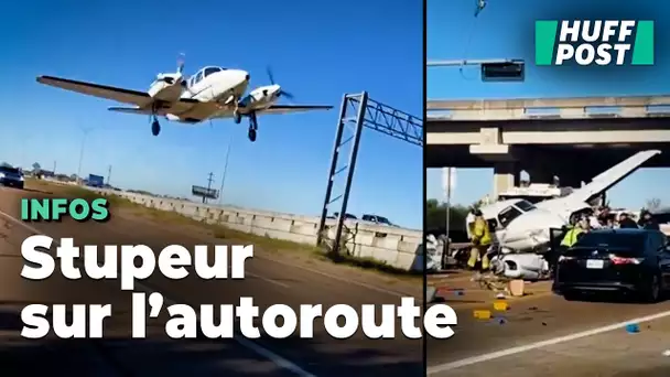 Au Texas, un avion atterrit d’urgence sur une autoroute et heurte des voitures