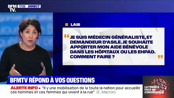 Je suis médecin et demandeur d'asile, comment faire pour apporter mon aide dans les hôpitaux?