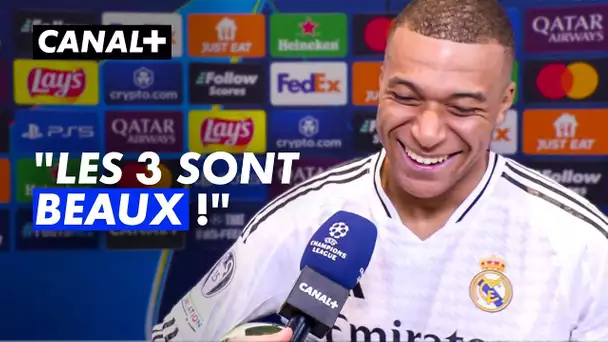 La réaction de Kylian Mbappé après son triplé contre Manchester City