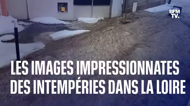 Les images des impressionnantes intempéries dans la Loire