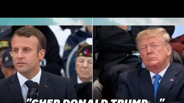 MAcron trump d day 75 ans  4